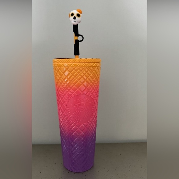 NWT 24oz Starbucks Día de Muertos Cold Cup Tumbler - Picture 2 of 3